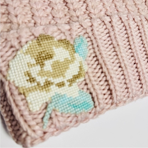 Free People EVERYTHING ROSIE Wool Blush Cuffed Beanie Hat - Picture 9 of 11